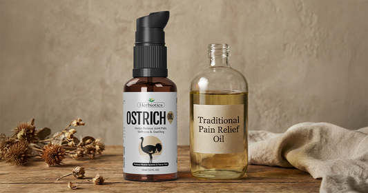 Ostrich Oil vs Traditional Pain Relief Oils