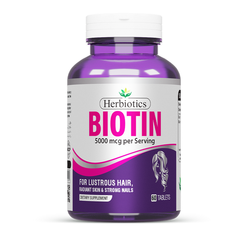 Biotin 5000mcg Tablets For Hair Growth