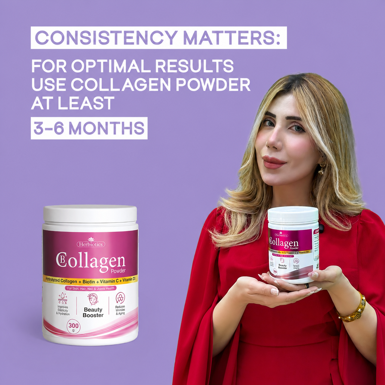 Buy B Collagen Powder & Get Hot Air Brush For Free