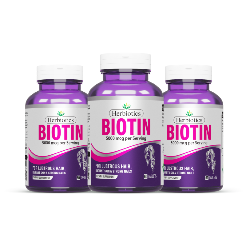 Biotin 5000 mcg (Pakistan's Top Biotin for Hair Growth)