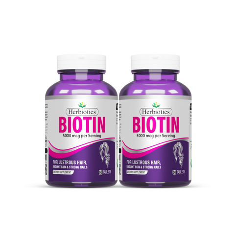 Biotin 5000 mcg (Pakistan's Top Biotin for Hair Growth)