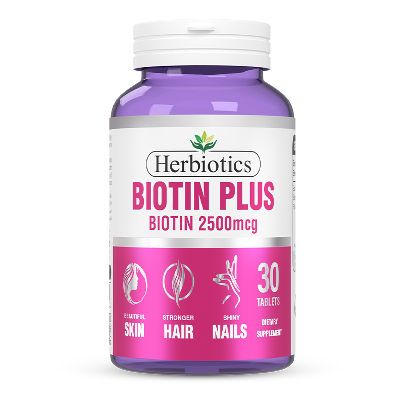 Herbiotics Biotin Plus 250mcg