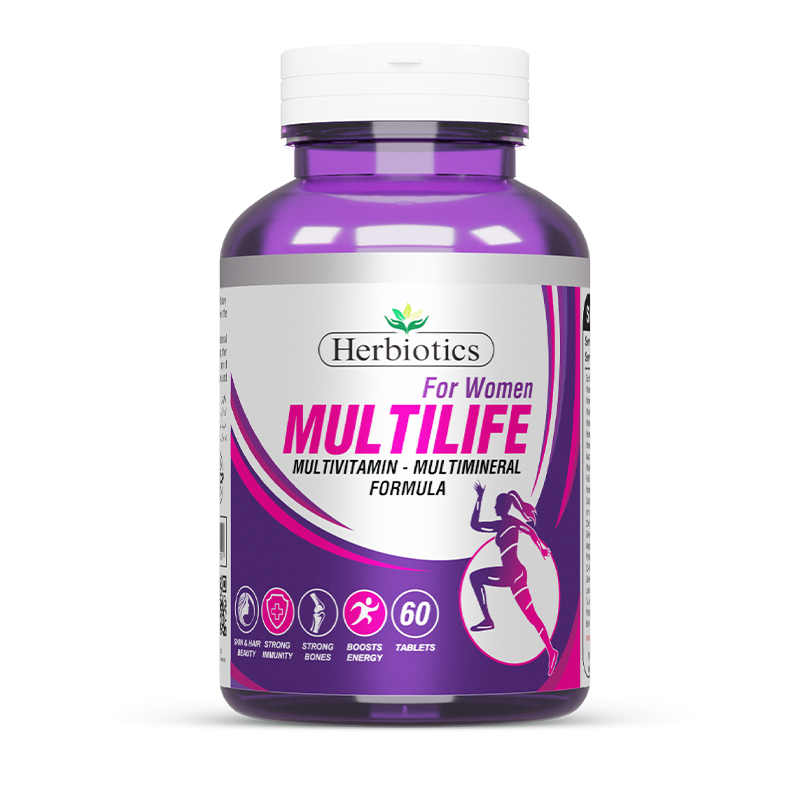 Herbiotics Multilife | 22 Key Nutrients for Women | Multimineral ...