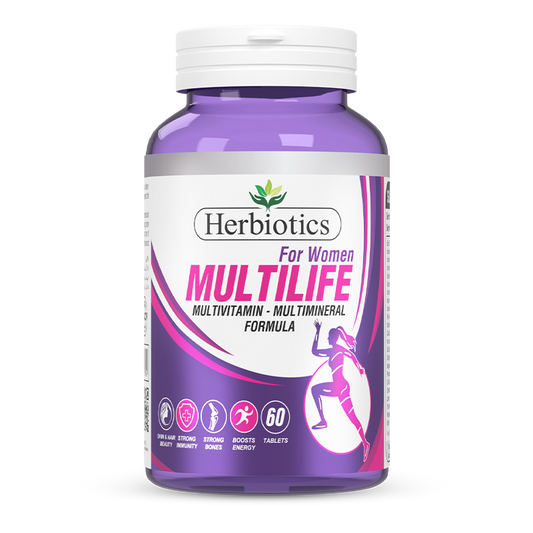 Multilife Women Multivitamin | 22 Vitamins & Minerals | 60 Tablets