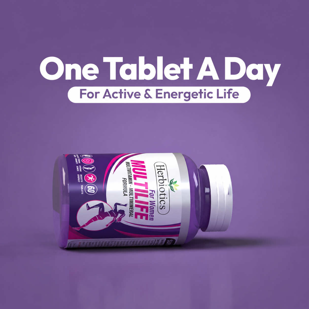 Multilife Women Multivitamin | 22 Vitamins & Minerals | 60 Tablets
